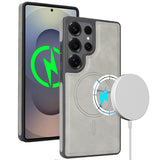 2-in-1 Magnetic Card Holder Shockproof PU Case for Samsung