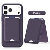 Tech Fabric Card Holder Magnetic Shockproof Case for iPhone