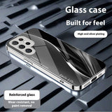 New Gradient Line Electroplated Shockproof Phone Case For Samsung