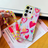 Abstract Art Painting Full-Coverage Anti-Fall Phone Case For Samsung