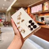 Heart Bracelet Plating Soft Phone Case for Samsung
