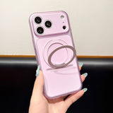 Ice Cream Soft Touch Rotating Kickstand Shockproof Case for iPhone