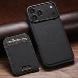 Magnetic Card Holder Leather Case for iPhone