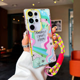 Abstract Art Painting Full-Coverage Anti-Fall Phone Case For Samsung