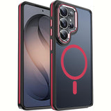 Magnetic Matte Soft‑Touch Shockproof Case for Samsung