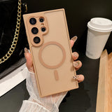 Soft Touch Matte Magnetic Case for Samsung