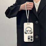 Panda Electroplated Rotating Stand Case for iPhone