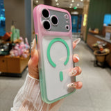 Acrylic Clear Two‑Tone Magnetic Case for iPhone