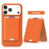 Tech Fabric Card Holder Magnetic Shockproof Case for iPhone