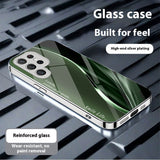 New Gradient Line Electroplated Shockproof Phone Case For Samsung