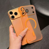 Magnetic Matte Frameless Case for iPhone