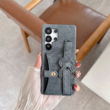 Denim Heart Design Card Slot Shockproof Phone Case For Samsung