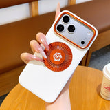 Graphene Heat Dissipation Vegan Leather Case for iPhone