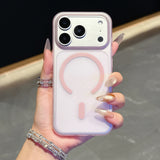Matte Clear Magnetic Case for iPhone