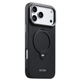 Leather Magnetic Charging Rotatable Kickstand Case for iPhone