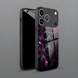 Dark Gothic Skull Pattern Glossy Case for iPhone