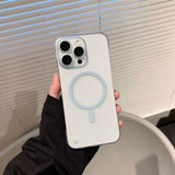Magnetic Matte Frameless Case for iPhone