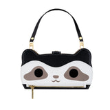 Cute Raccoon Leather with lanyard Wallet Case for Samsung