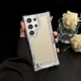 Diamond Touch-up Mirror Phone Case for Samsung