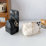 Fashion Leather Coin Purse Silicone Crossbody Case for iPhone