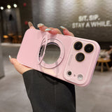 Rotatable Mirror Kickstand Shockproof Case for iPhone