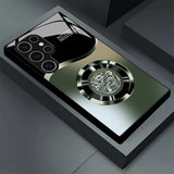 Aperture Dragon Pattern Electroplated Case for Samsung