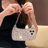 Premium 3D Glass Rhinestone Handbag-Style Phone Case for iPhone