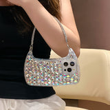 Premium 3D Glass Rhinestone Handbag-Style Phone Case for iPhone