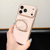 Ice Cream Soft Touch Rotating Kickstand Shockproof Case for iPhone