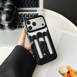 Roman Column Angel Design Hollowed-Out Shockproof Case For IPhone