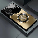 Aperture Dragon Pattern Electroplated Case for Samsung