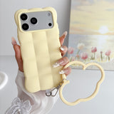 Cloud Lanyard Loop Silicone Shockproof Case for iPhone