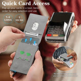 2-in-1 Magnetic Card Holder Shockproof PU Case for Samsung