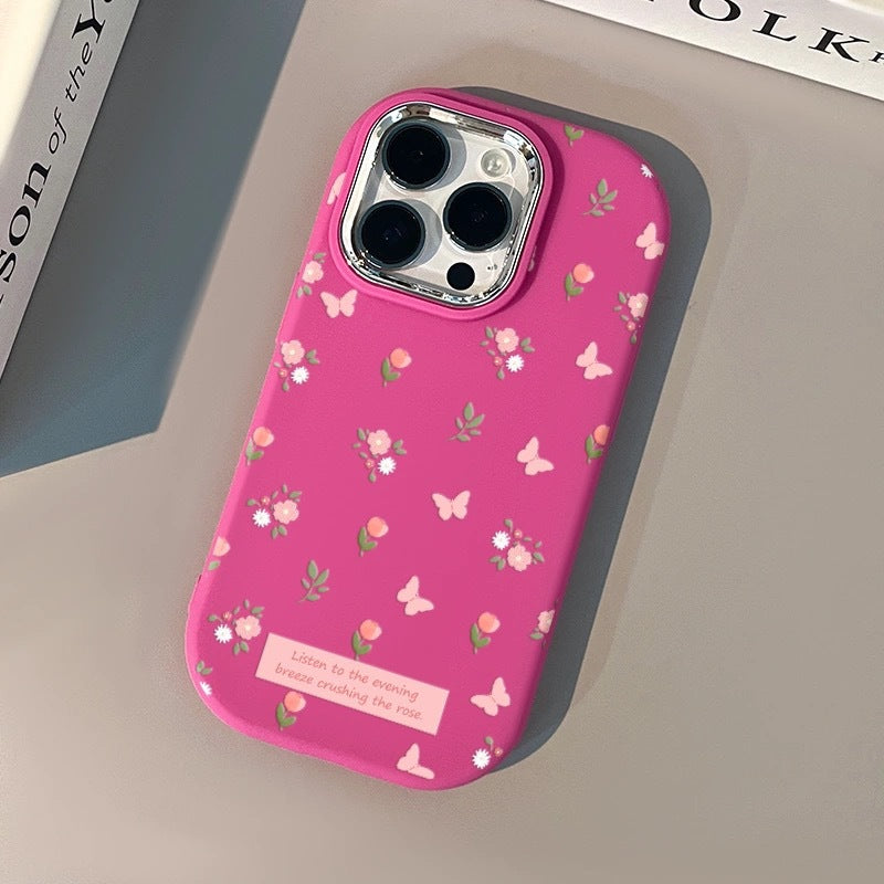 Butterfly Flower Phone Case for iPhone