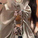 Butterfly Makeup Mirror Phone Case for iPhone
