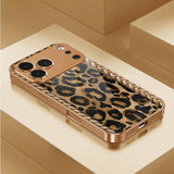 Leopard Print Electroplated Case for iPhone
