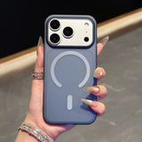 Matte Clear Magnetic Case for iPhone