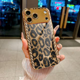 Leopard Print Electroplated Case for iPhone