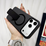 Matte Skin‑Friendly Magnetic Stand Anti‑Drop Case for iPhone