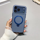 Cooling Magnetic Charging Rotating Stand Case for iPhone