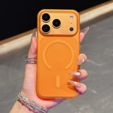 Matte Clear Magnetic Case for iPhone