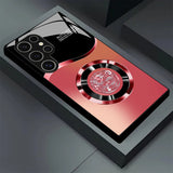 Aperture Dragon Pattern Electroplated Case for Samsung