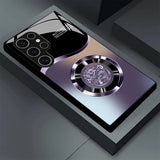 Aperture Dragon Pattern Electroplated Case for Samsung
