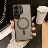 Soft Touch Matte Magnetic Case for Samsung