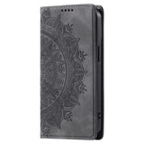 Leather Sunflower Magnetic Wallet Case for iPhone