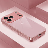 Light Pink Minimalist Heart Electroplated Case for iPhone