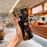 Heart Bracelet Plating Soft Phone Case for Samsung
