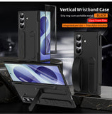 Wrist Strap & S Pen Slot Kickstand Shockproof Case for Samsung Z Fold
