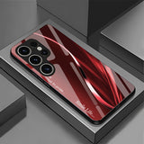 Iridescent Tempered Glass Phone Case For Samsung