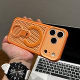 Cooling Magnetic Rotatable Stand Case for iphone